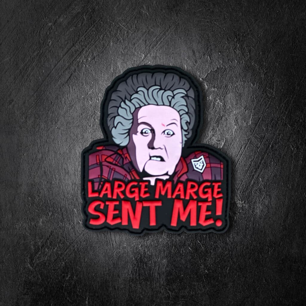 Large Marge Sticker Large Marge Sent Me PVC Morale Patch - PatchOps