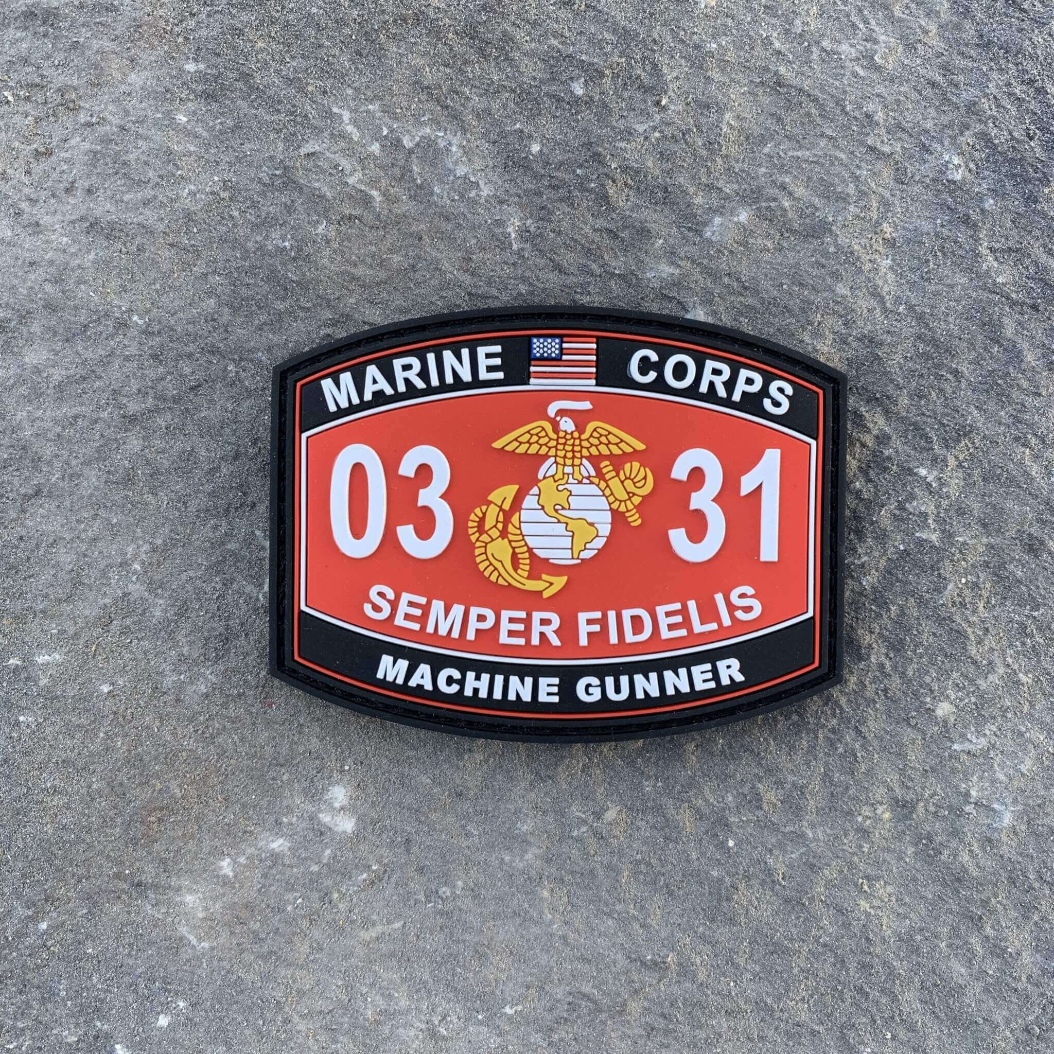 0331 Machine Gunner PVC MOS Patch