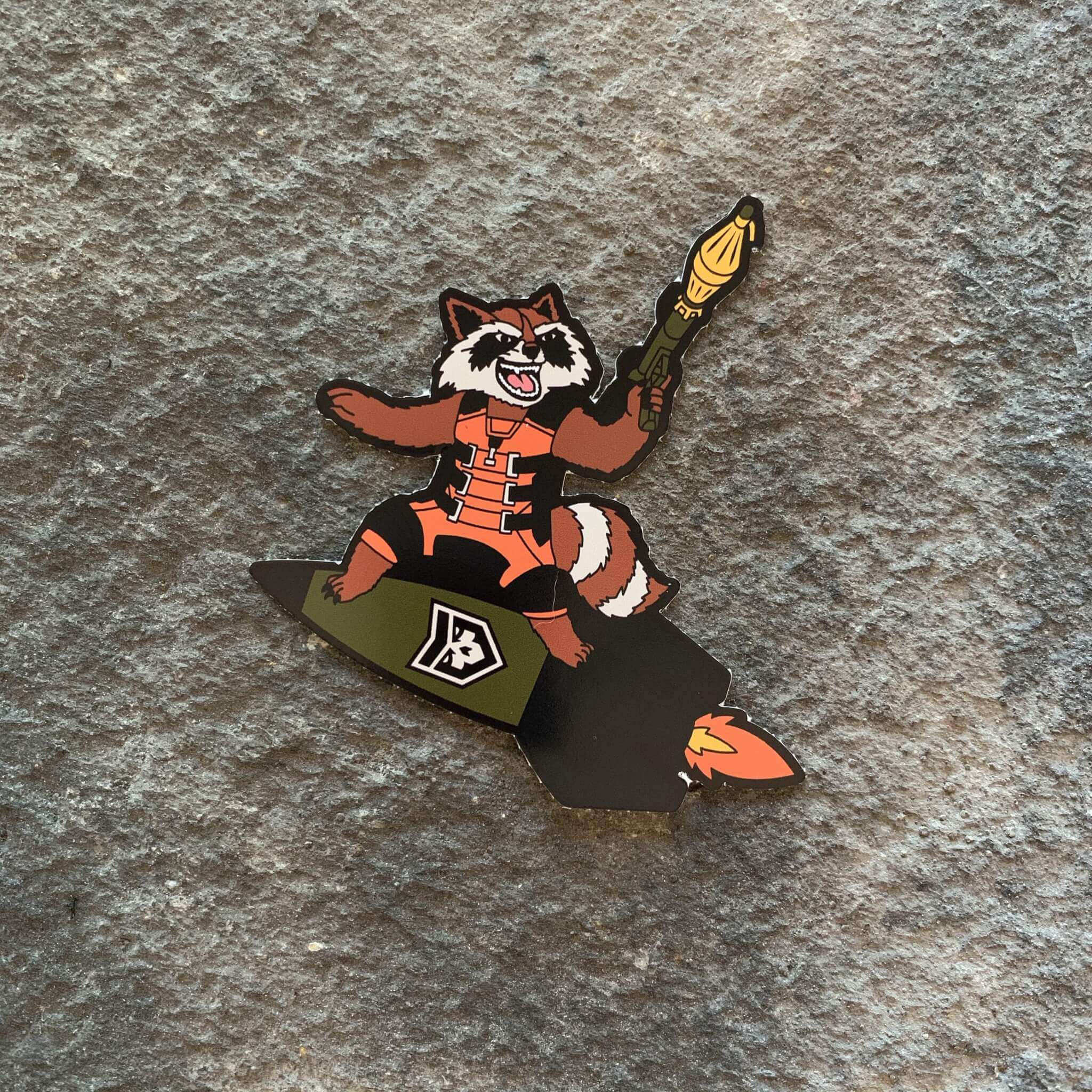 Rocket Raccoon Vinyl Decal