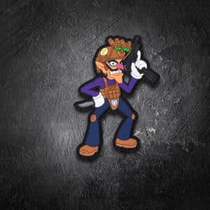 Waluigi PVC Morale Patch