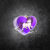 Unicorn Purple Love Vinyl Decal