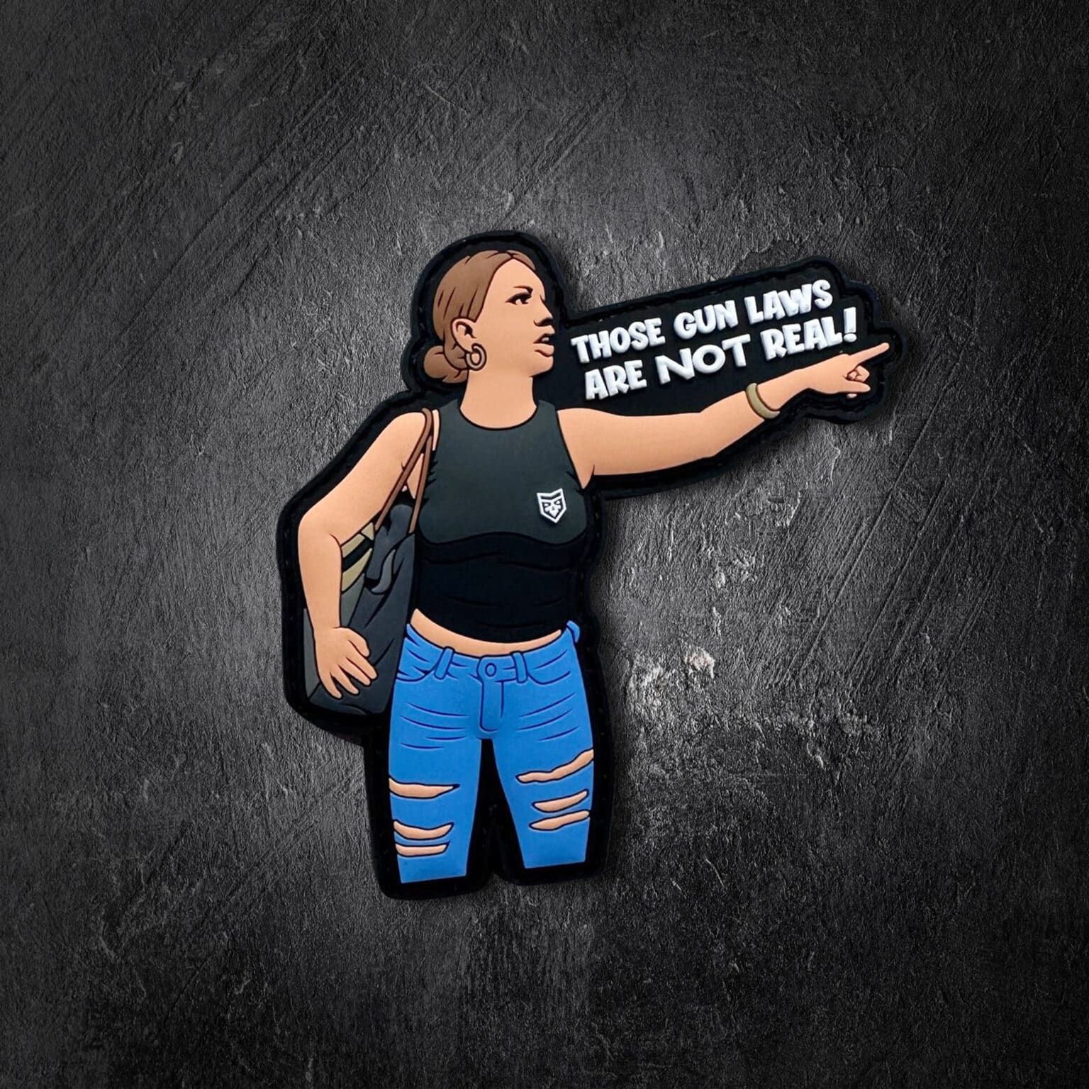 Buy American Made Betsy Ross 1x5 Velcro Flag Patch In Black - Foto 2