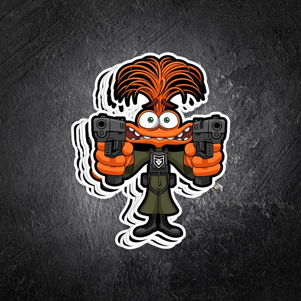 Tactical anxiety vinyl decal patchops