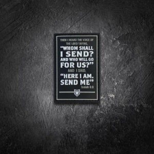 Isaiah 6:8 Glow in the Dark PVC Patch