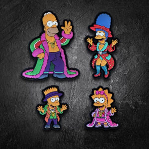 FULL SET: The Pimpsons PVC Morale Patch Set