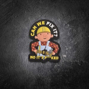 Can We Fix It PVC Morale Patch