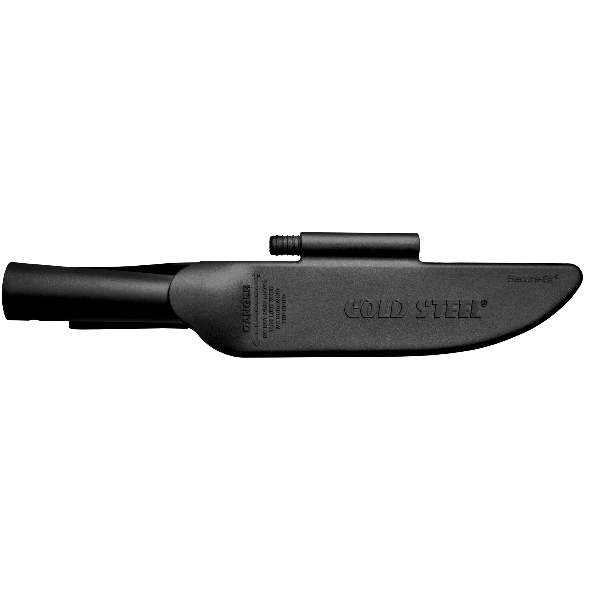 Cold Stl Bushman 7" Blk W-sheath