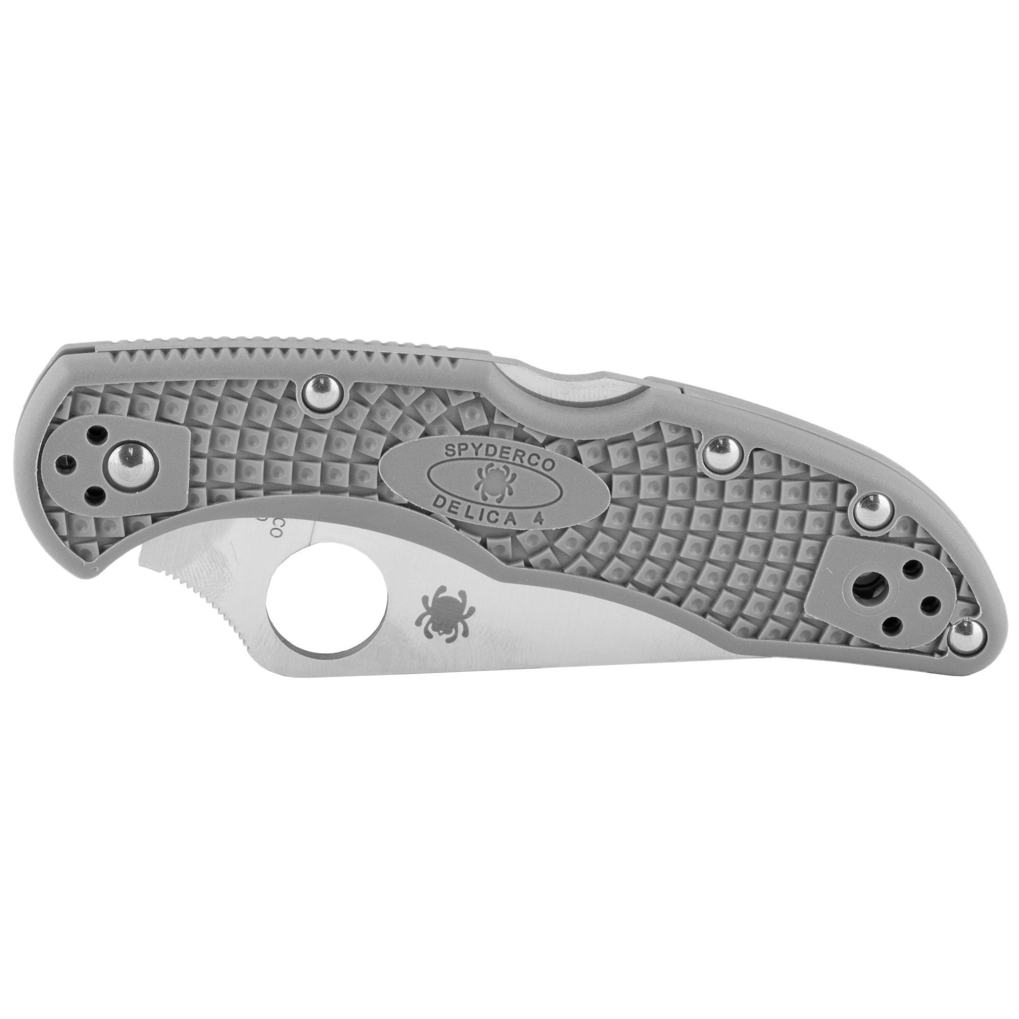 Spyderco Delica4 Ffg Plainedge Grey