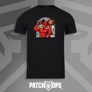 Jesus Choking Satan T Shirt