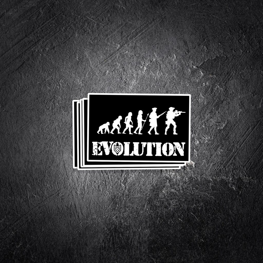 Evolution Sticker Tactical Evolution Vinyl Decal - PatchOps